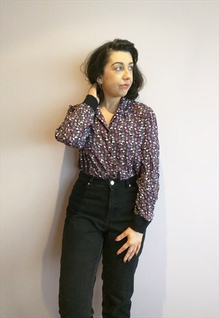 FLORAL BOMBER STYLE BLOUSE