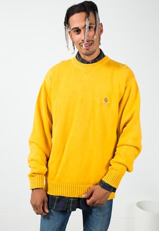 VINTAGE 80S TOMMY HILFIGER KNIT JUMPER / S326
