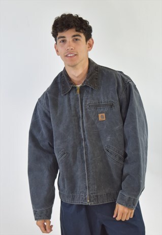 VINTAGE BLUE CARHARTT 90S WORK JACKET