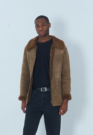 VINTAGE DHAGA SHEEP SKIN 1970'S COAT