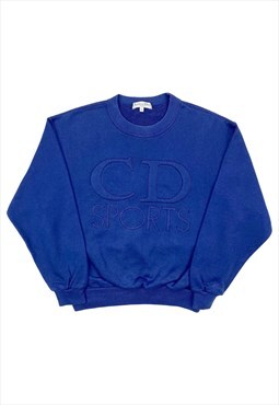 Vintage Christian Dior Sports Sweatshirt in Blue