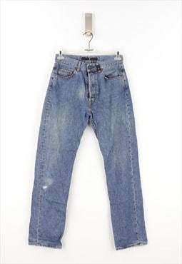 Stone Island Regular Fit High Waist Jeans in Dark Denim - 44