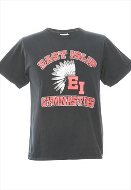 Vintage Gildan East Islip Printed T-shirt - XL
