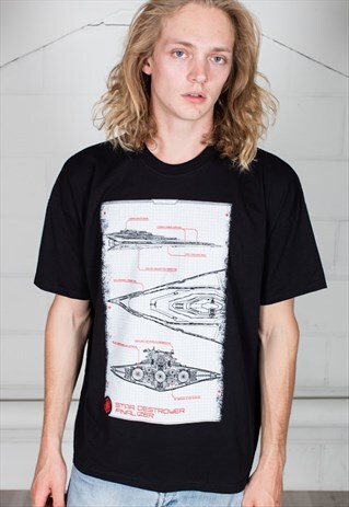 STAR WARS THE FORCE AWAKENS STAR DESTROYER UNISEX T-SHIRT