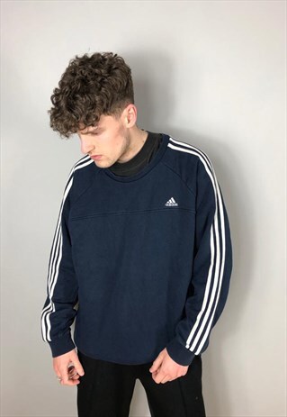 RETRO ADIDAS SWEATSHIRT WITH 3 STRIPES