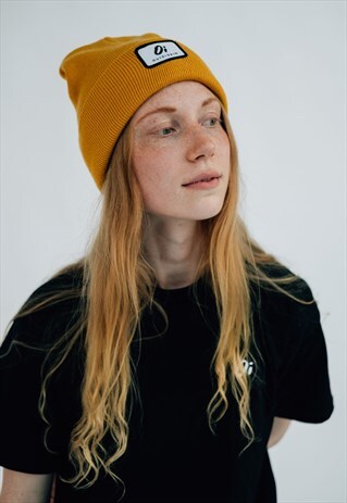 OUTSIDEIN MUSTARD BEANIE