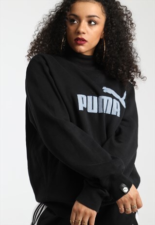90S PUMA EMBROIDERED LOGO SWEATSHIRT