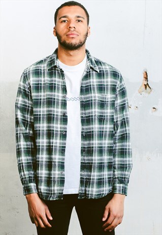 VINTAGE PLAID WORK SHIRT