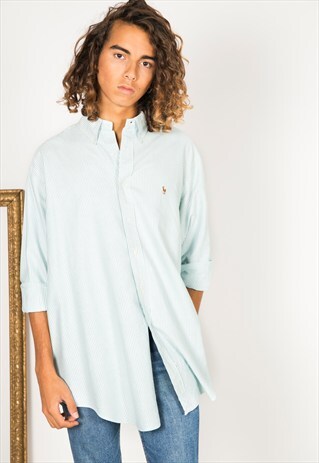 VINTAGE 80S POLO RALPH LAUREN SHIRT / R4210C500