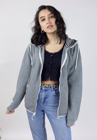 VINTAGE NIKE GREY HOODIE