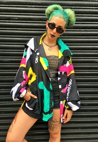VINTAGE BATWING SHELL SUIT JACKET