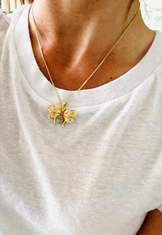 GOLDEN BEE NECKLACE