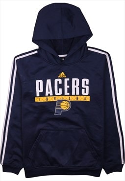 Adidas 90's Pacers Indiana Pullover Hoodie XLarge Navy Blue