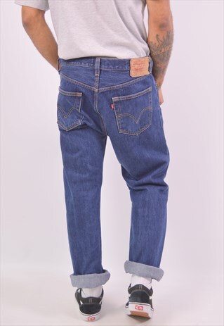VINTAGE LEVI'S 501 JEANS STRAIGHT BLUE
