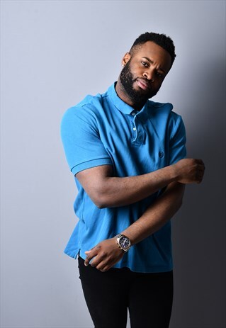 BLUE RALPH LAUREN CHAPS POLO T-SHIRT PS1708