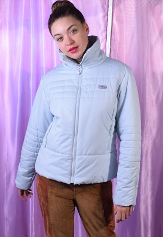 VINTAGE ELLESSE BABY BLUE PUFFA JACKET