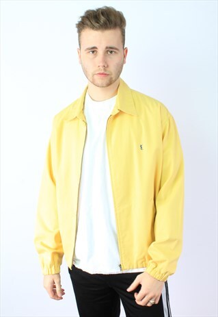 YSL YVES SAINT LAURENT CLASSIC HARRINGTON BOMBER JACKET