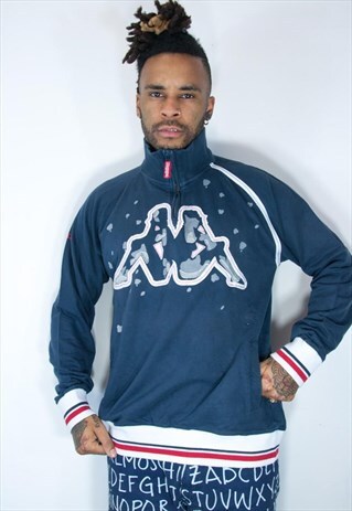 KAPPA 1/4 ZIP SWEATSHIRT