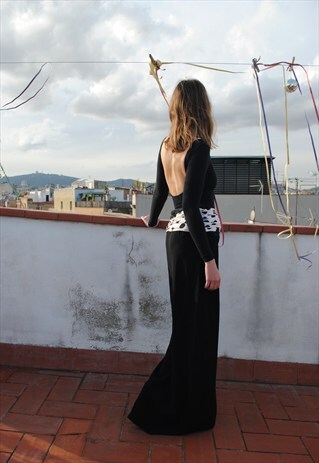 BLACK MAXI SKIRT