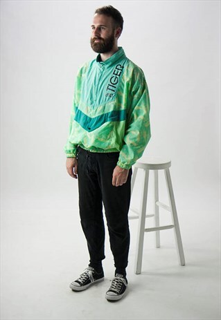 ZIP-UP NEON RAIN VEST / PURPLE SPRING JACKET