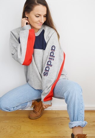 90'S ADIDAS VINTAGE SWEATSHIRT/JUMPER