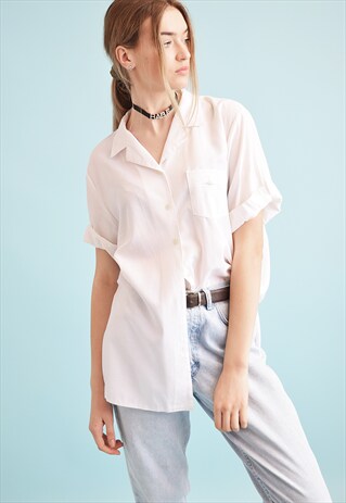 90'S RETRO NEUTRAL MOMS SHIRT BLOUSE TOP