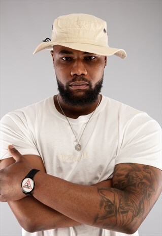 PINNA BUCKET HAT - STONE