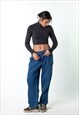 BLUE DENIM 90S CARHARTT  CARGO SKATER TROUSERS PANTS JEANS