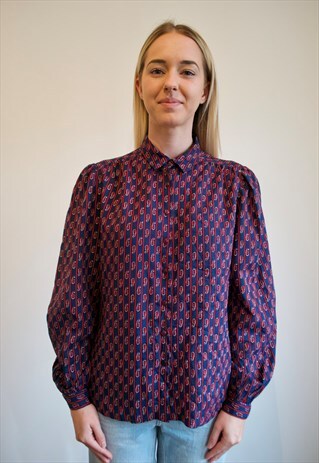 VINTAGE 70'S PAISLEY BLOUSE