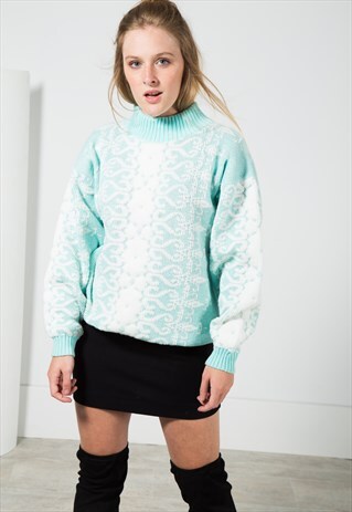VINTAGE 80S KNIT JUMPER / S0121