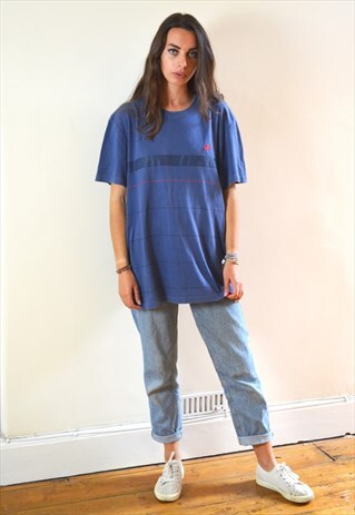 1990S VINTAGE NIKE BLUE OVERSIZED T SHIRT