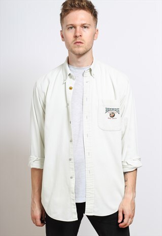 VINTAGE CORDUROY SHIRT WHITE