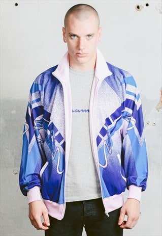 Vintage 80s Bold Track Jacket | NorthernGrip | ASOS ...