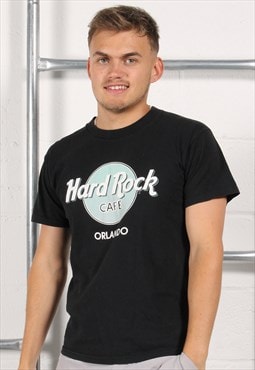 Vintage Hard Rock Cafe T-Shirt in Black Crewneck Tee Small