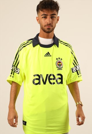 VINTAGE ADIDAS EMBROIDERED LOGO FENERBAHCE FOOTBALL TOP