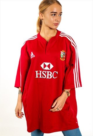 VINTAGE BRITISH & IRISH LIONS RUGBY JERSEY 2009 T397