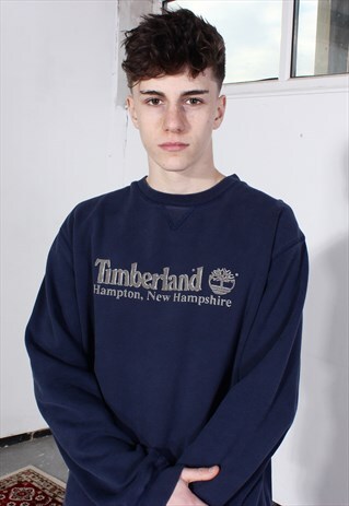 VINTAGE TIMBERLAND NAVY SWEATSHIRT