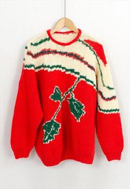 Vintage oversized sweater in multi colour jumper