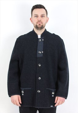 GIESSWEIN Wool Blazer Coat Jacket Trachten Cardigan Jumper