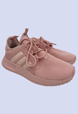 Baby Pink Mesh Low Lace Up Sports Casual Trainers 