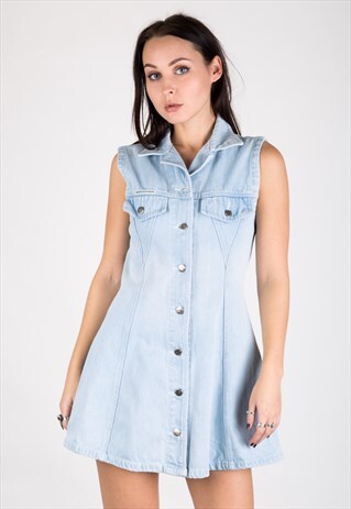VINTAGE 90S DENIM DRESS