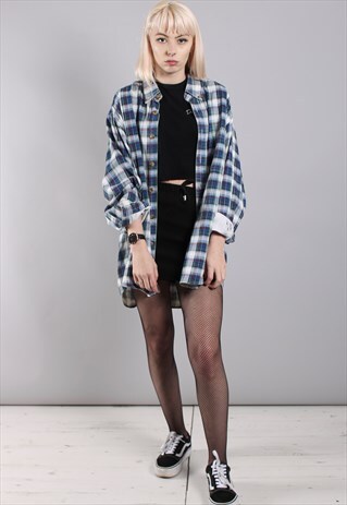 VINTAGE CHECK FLANNEL SHIRT