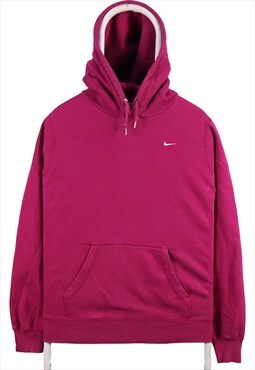 Vintage 90's Nike Hoodie Swoosh Pullover Essential Pink