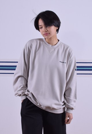 BEIGE REEBOK SWEATSHIRT