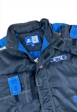 Starter Vintage 90s Orlando Magic Black and blue jacket
