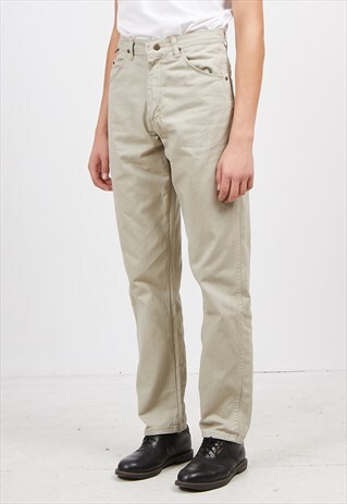 VINTAGE BEIGE WRANGLER DENIM JEANS
