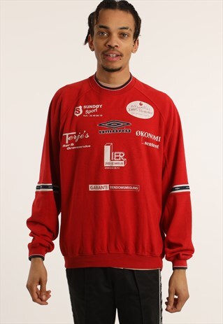 VINTAGE UMBRO EMBROIDERED LOGO SWEATSHIRT