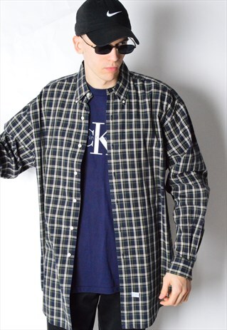 VINTAGE 90S CHECK RALPH LAUREN LONG SLEEVE SHIRT