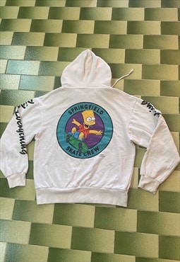 Bart Simpson Springfield Skate Crew Hoodie Sweatshirt 