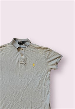 Blue chest logo classic polo shirt